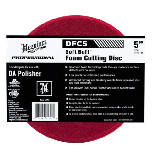 MEGUIAR'S SOFT BUFF DA FOAM CUTTING DISC 5"