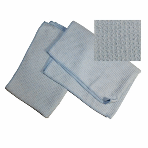 15x25 SOFT WAFFLE MICROFIBER -LT BLUE