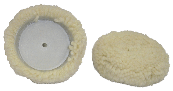 HI-BUFF MINI VELCRO WOOL CUTTING PAD 3.5"